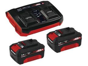 Einhell 2x 3,0Ah Power X- Change & Twincharger Kit 2db akku + dupla töltő szett