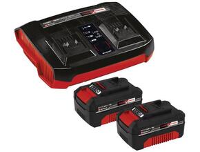 Einhell 2x 4,0Ah Power X- Change & Twincharger Kit 2db akku + dupla töltő szett