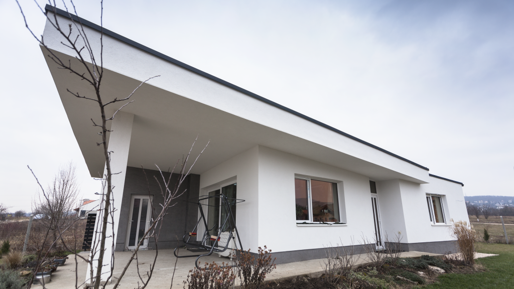Baumit openTherm perforált homlokzati hőszigetelő lemez referencia kép